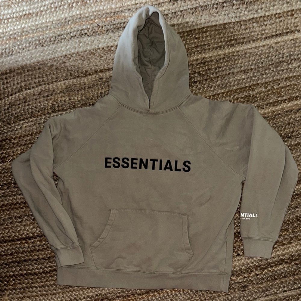 Essentials Tan Sweatshirt Hoodie Casual